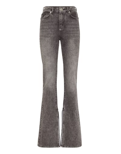 Jeans Flare Fit Skull