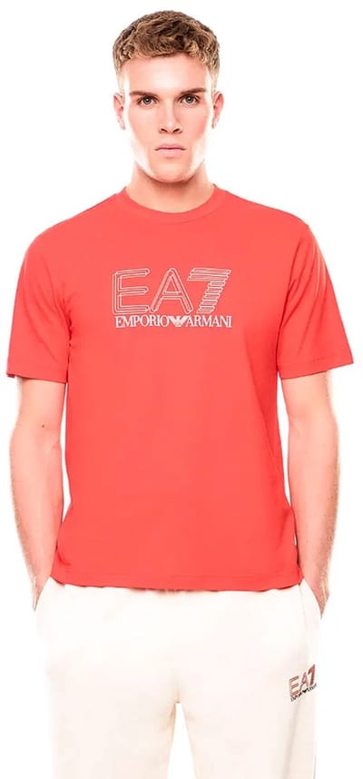 Ea7 Emporio Armani 7m001307_af10375 T-shirt Met Korte Mouwen Oranje S Man