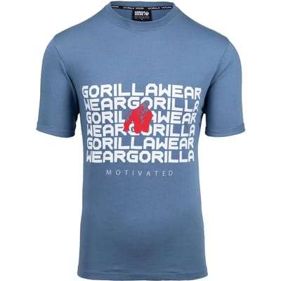 Gorilla Wear Bradley T-shirt - Coronet Blauw - S