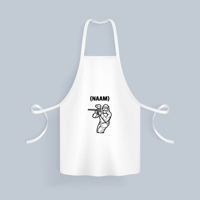 Akyol - duiken met eigen naam Keukenschort - Zwemmen - duiker - sport - 82 bij 71 cm