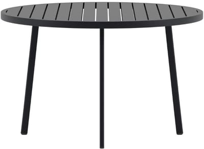 Giardini tuintafel Ø120cm zwart.