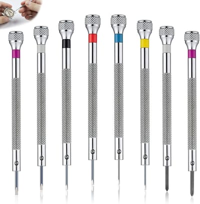 Set van 6 precisieschroevendraaiers met bits