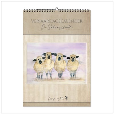 De Schaapskudde Verjaardagskalender A4