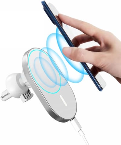 Telefoonhouders Auto geschikt voor Draadloos Opladen - GSM Smartphone Houder Auto - Ventilatierooster