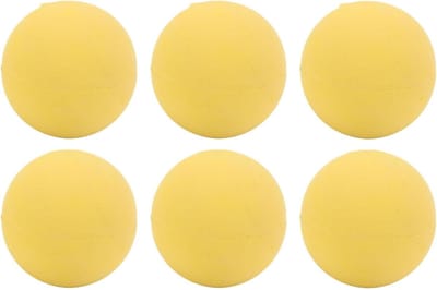 Lacrosse Ballen - Trainingsballen Sportballen - Sport Training - Optimale Grip - 6 Stuks - Zwart