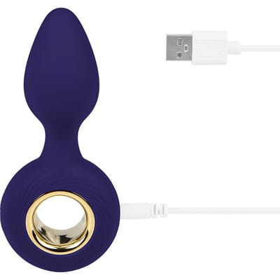 Anale vibrator van siliconen, 12 cm