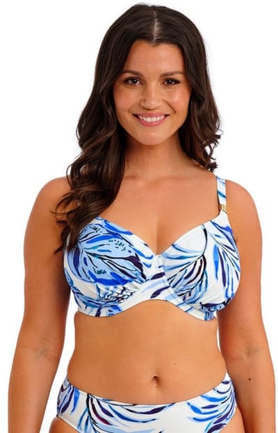 Fantasie - Kefalonia Bikini Top - maat 85G - Blauw/Wit