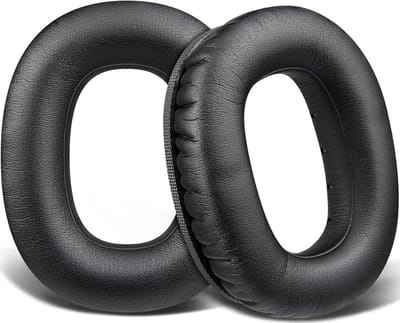 Vervangende Oorkussens voor Marshall Monitor III/Monitor3 ANC Hoofdtelefoon, Zachte Kunstlederen Earpads met Geheugenfoam voor Comfort en Geluidsisolatie
