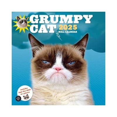 Grumpy Cat 2025 Wall Calendar - Cat, Grumpy