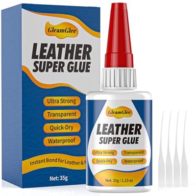 Transparante Waterdichte Superlijm voor Leer - Ideaal voor Reparatie van Schoenen, Tassen, Meubels en Meer - Sterke en Sneldrogende Lijm