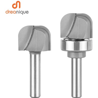 Dreanique 1PC 8 mm Schacht Kom en Lade Cutter Router Bit Holle Cutter Groove Cutter 2 Fluiten Houtbewerking Frees Tool