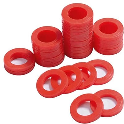 Tuinslang waspakking siliconen O-ringen voor 3/4 inch tuinslangen en waterkranen - 40 Stuks