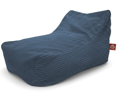 Whoober Bali – Lounge Zitzak – Donkerblauw dik ribfluweel – Comfortabel & Duurzaam
