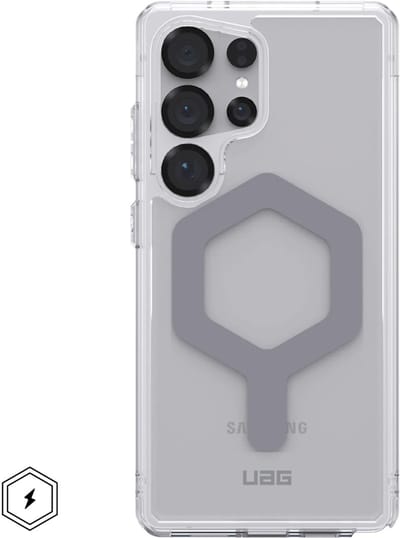 UAG Plyo Pro Backcover geschikt voor Samsung Galaxy S25 Ultra - Ice / Silver