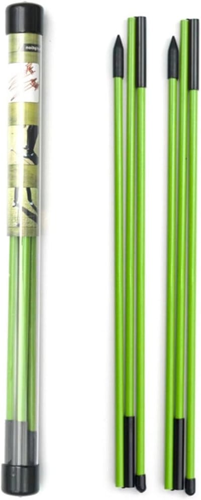 Golf Uitlijnstang - Golf Trainingsstok - Golfswing Verbeteren - 3 Sectie Inklapbaar - 122 cm - Groen