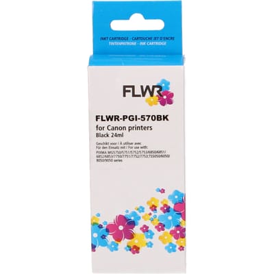 FLWR - Cartridges / Canon PGI-570XL / zwart / Geschikt voor Canon