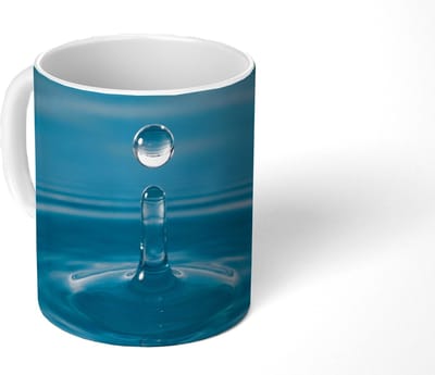 Mok - Koffiemok - Waterdruppel - Water - Oppervlakte - Mokken - 350 ML - Beker - Koffiemokken - Theemok