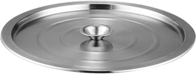 Universele Potdeksel - Kookdeksel Pan - Koken - Inzinkend Ontwerp - 22.5 cm - Zilver