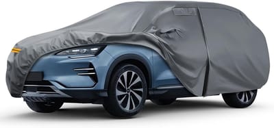 Waterdicht voor 2023-2026 BYD Seal U 5-door SUV, Volledige Garage Autohoes Autozeil Afdekking, Auto Afdekking, UV-bestendige, Regen Sneeuw Zon Stofbescherming, Grijs