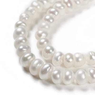 Natuurlijke Cultuur Parel Kraal Strand Rondelle Spacer Charms voor Sieraden Oorbel Ketting Armband Maken