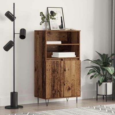 vidaXL - Highboard - Bruin - 60 - x - 36 - x - 110 - cm - Bewerkt - hout