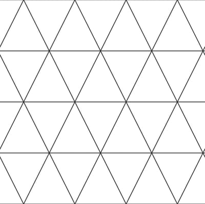 Origin Wallcoverings behang grafische driehoeken zwart wit - 347683 - 0,53 x 10,05 m