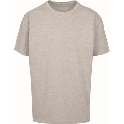 Build Your Brand - Heavy Oversized T-Shirt - Grey maat XXL