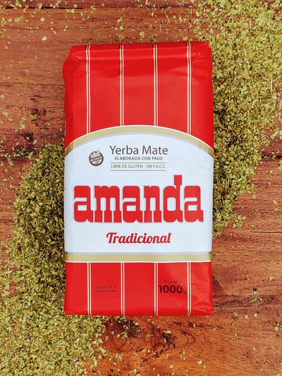 Yerba Mate Amanda Tradicional - Elaborada - 1kg -