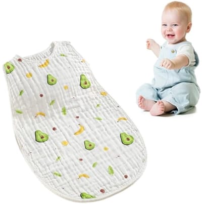 Zomerslaapzak 0,5 TOG, babyslaapzak, biologische babydeken, inbakerslaapzak, zomerbabyslaapzak, kinderslaapzak 0-2 jaar