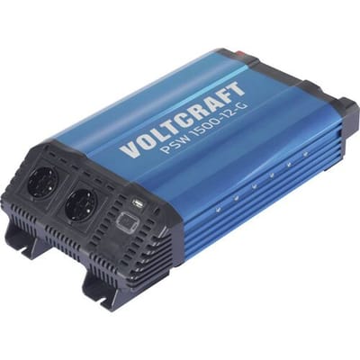 VOLTCRAFT PSW 1500-12-G Omvormer 1500 W 12 V/DC - 230 V/AC Zuivere sinusvorm