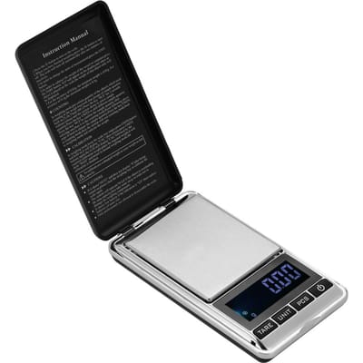 500g/0,01g Hoge precisie zakweegschaal Nauwkeurige keukenweegschaal Sieradenweegschaal Mini voedselweegschaal Elektrisch 100g/0.01g