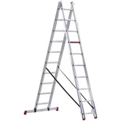 Altrex Reformladder All Round - 2x10 Treden - Metaal - 5,5m Werkhoogte