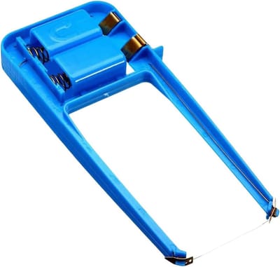 Elektrische Schuimsnijder - Warmdraad Snijapparaat - Precisie Schuim Snijden - Robuuste ABS Constructie - 19 x 9 cm - Blauw