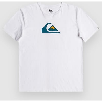Quiksilver Comp Logo T-Shirt wit