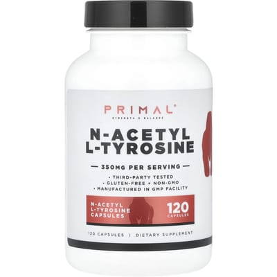 N-Acetyl L-Tyrosine, 350 mg, 120 Capsules