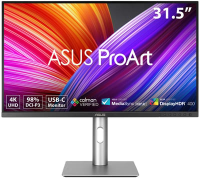 ASUS ProArt Display PA329CRV - 4K IPS Grafisch Designer Monitor - Calman Gecertificeerd - USB-C 96W - 32 Inch