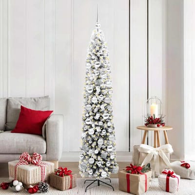 vidaXL Kunstkerstboom Groen 180 cm PVC en Staal en Kunststof