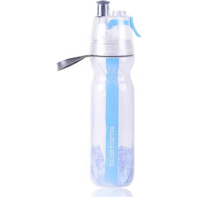 Sproeifles Draagbare Watersport Hydratatie Nevel Sportwaterfles om te Drinken en L white