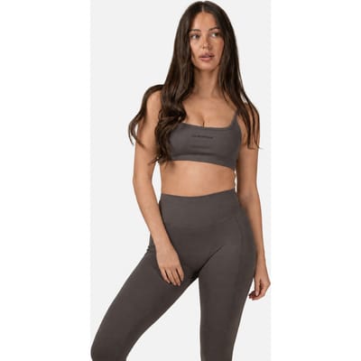 XXL Sportswear Soft Balance Bra - Dark Grey Donker Grijs M