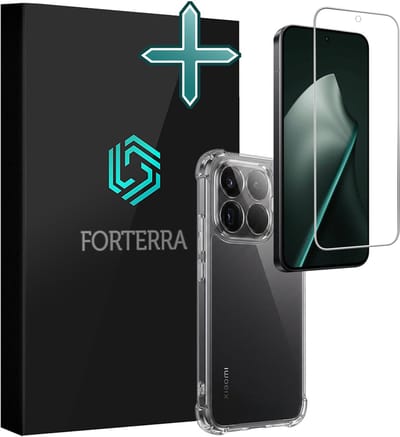 Hoesje Met Screenprotector - Geschikt voor Xiaomi 15T Pro - Sterk & Shockproof - Back Cover - Siliconen Case - Telefoon Hoes - Shock Proof - Transparant