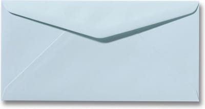 Envelop 11 x 22 cm Zachtblauw 60 stuks