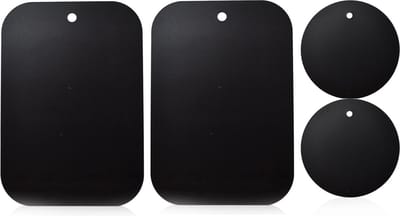 CHPN - van 4 Metalen Platen voor Magneet Mobiele Telefoon Auto Telefoonhouder Zelfklevend Smartphone