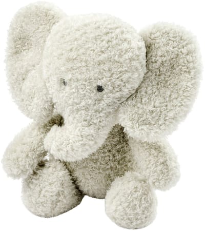 Nattou TEDDY Knuffel Baby Olifant - 25 cm - Zachte baby knuffel - Baby cadeau - Grijs