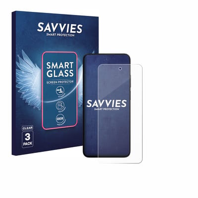 3 Stuks Savvies Screenprotector - geschikt voor iiiF150 Action 15 - beschermfolie glas transparant