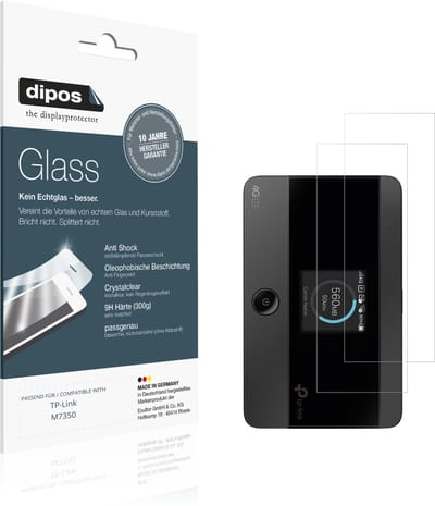 dipos – 2x Pantserfolie geschikt voor TP-Link M7350 | 9H Screenprotector