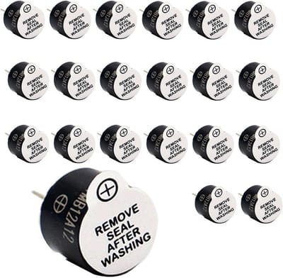 20 Stuks Actieve 12V Arduino Piepers voor Microcontrollers en Raspberry Pi - Continue Zoemer Module