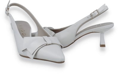 Tango Dames Slingback Noss 1-b Leather | Off White | Maat: 38