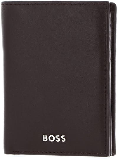 HUGO BOSS Leren Portemonnee Classic Smooth Wallet Brown Donkerbruin