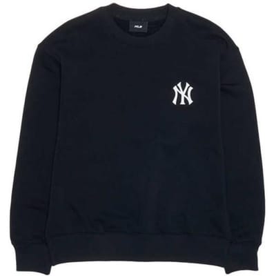 MLB New York Yankees Crew Neck Pullover Mode Lange Mouw Sweatshirt Unisex sweatshirt Zwart 3AMTB0651-50BKS L black