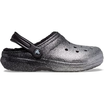 Crocs Classic Clog Comfortabele Veelzijdige Strandsandalen Damesschoenen Zwart Zilver 205842-067 37-38